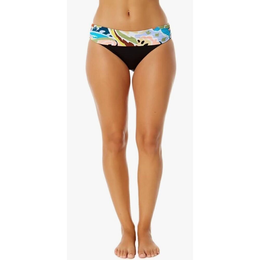Anne Cole Womens Printed Fold-Over Swim Bottom -S